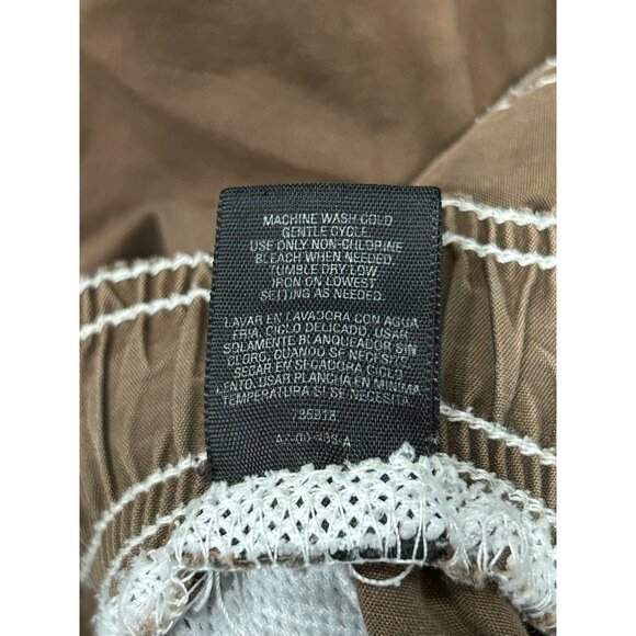 Arizona Jean Co. Mens Brown Cargo Shorts Elastic Waist Drawstring Swimsuit - Picture 7 of 9